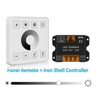 ✓♦ 30A RF Wireless controller Wall- Mounted Touch Panel Dimmer Control for DC5-24V 5050 5630 Single Color LED Strip Lighting