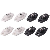 4Pcs Adhesive Casters Pulley Rollers For Cabinet Drawer Storage Box Trash Can Small Furniture Hardware Wheel Box Skateboard