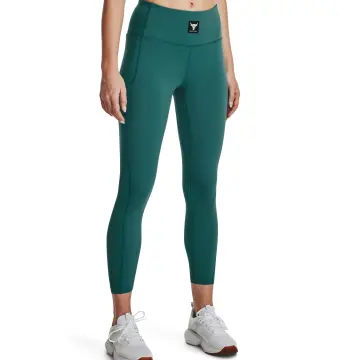 Under Armour S Heatgear Armour Solid Ankle Leggings in Blue