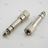 6.5mm 6.35mm 1/4" Male Plug to 3.5mm 1/8" Female Jack Stereo Connector Headphone Speaker Audio Adapter 6TH