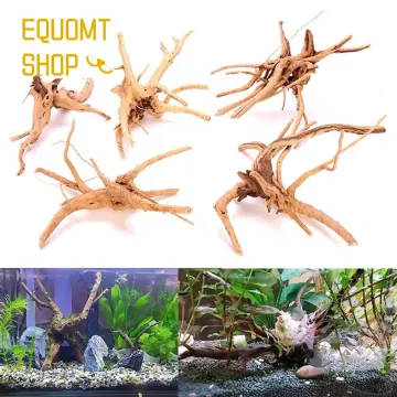 Fish Tank Plant Moss Tree Decorations Landscaping Wood Plant Root Driftwood  Aquatic Plants Grass Aquarium Accessories (No Moss)