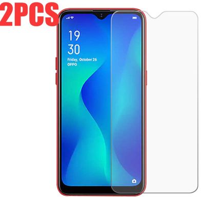 2ชิ้นกระจกเทมเปอร์บน OPPO A1K ปกป้องหน้าจอฟิล์มป้องกันสำหรับ OPPO A1K CPH1923ปกป้องหน้าจอ S