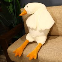 ✵✢ Giant 50 190cm Fluffy Duck Plush Toys Sleep Pillow Cute Animal Stuffed Swan Goose Dolls Floor Mat Kids Girls Birthday Gift
