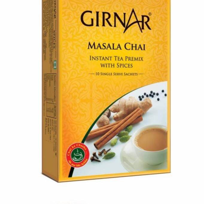 Teh India GIRNAR MASALA CHAI INSTANT TEA PREMIX WITH SPICES 140 GM ...