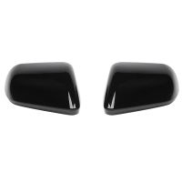 ABS Black Side Door Rearview Mirror Cover Trim Shells Cap Parts Accessories For Ford Mustang 2015-2020