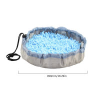 Dog Sniffing Pad Slow Feeding Puppy Training Blanket with Drawstring Pet Sniffing Pad Puppy Attraction Toy Training Accessory