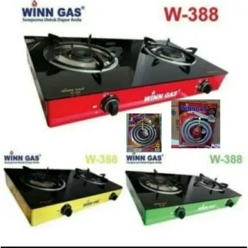 Jual Kompor Gas Kaca Mewah / Tanam Glass W888 W 888 W-888 Winn Gas