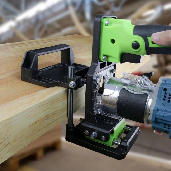 2-in-1-woodworking-slotting-machine-bracket-wood-trimming-machine-bracket-aluminum-alloy-wood-trimmer-router-support