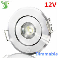 Dimmable 1W led lamp ceiling light 12V down light led whiteblacksilver color with driver2023