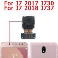 กล้องหน้าหลังสำหรับ Samsung Galaxy J7 J710 J700 J730 J737เซลฟี่ส่วนหลังส่วนหน้าโมดูลกล้องเฟล็กซ์