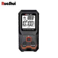 hot✲  RuoShui 385 Digital Resistance New In Components Electrostatic Instrument Static Detector Insulation