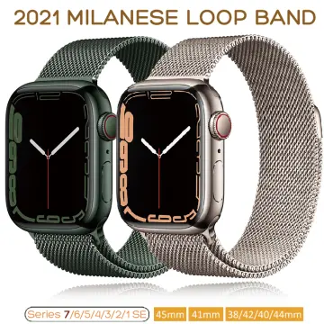 Milanaise loop Milano bracelet for Apple Watch 8 7 6 5 SE 45 mm 44 mm 42  mm 41 mm 40 mm 38 mm