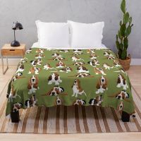 Ready Stock Basset Hound Throw Blanket Luxury St Blanket Soft Plush Plaid Luxury Throw Blanket Soft Blanket