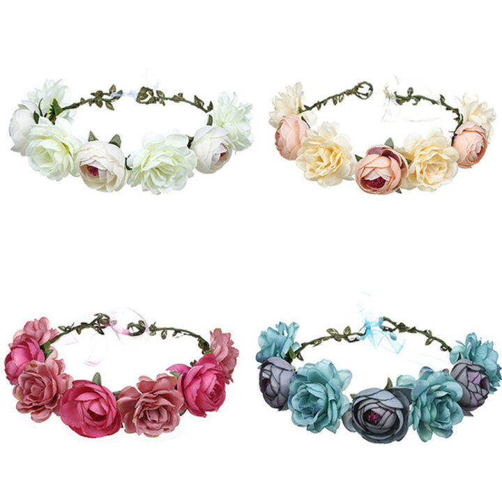 8-color-flower-headband-hair-wreath-garland-woman-hair-flower-crown-wedding-party-fashion-headband-girls-cloth-flower-headband-flower-crown-8-color-fashion-woman-hair-accessories-wedding-party-hair-wr