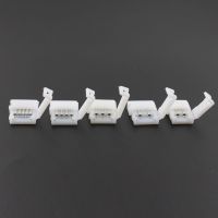 ❇ LED Strip RGB Light WS2812 Connector 8MM 10MM 12MM LED Connector Strip 2PIN 3PIN 4PIN 5PIN Connect RGBW RGBWW Single Color Strip