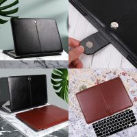 หนัง PU เคสเปลือกที่เชื่อมต่อกันได้กับ Macbook Air 15 M2 A2941 2022อากาศ13 A2681 A2337ฝาครอบ M1สำหรับแม็กบุ๊กโพรจอเรติน่า13 14 16 A2780 A2485 A2442 A2779 2022 A2442 A1932 A2338 A2179