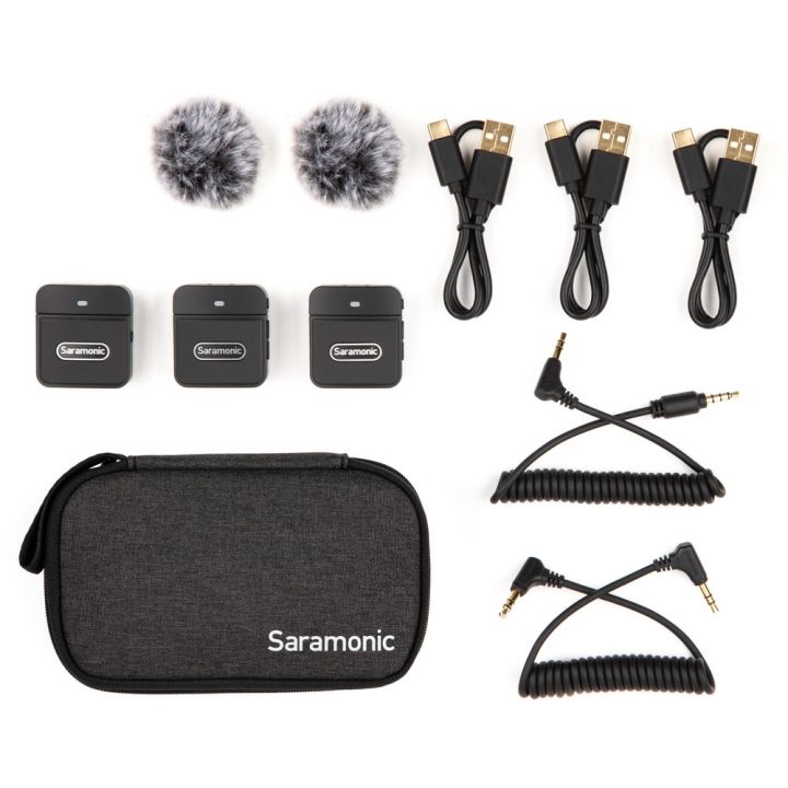 saramonic-blink-100-b1-b2-สำหรับคนพูด-1-2-คน-2-4ghz-wireless-microphone-ไมค์-ไมโครโฟนไร้สาย-ประกันศูนย-2-ปี