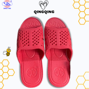 Dép tổ ong VAC ĐỎ Lùi 1 size nhựa EVA siêu nhẹ,êm chân,đủ size -Hàng chính