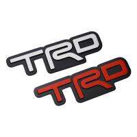 Upgrade Metal TRD Brushed Aluminum Alloy Car Emblem Sticker for Toyota Vios Rush Wigo Innova Hilix