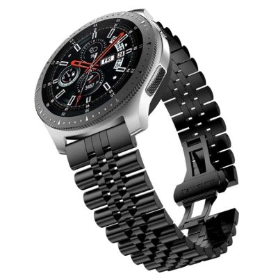สำหรับ Samsung Galaxy Watch5สายนาฬิกาข้อมือสแตนเลสห้าเม็ด40มม./44มม.
