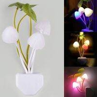 ETXLED Colorful Night Light Control Induction Avatar Mushroom Lamp European Style Plug Adapter LED Energy Saving Home Decor