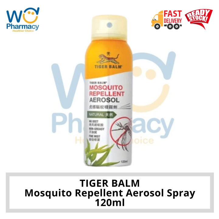TIGER BALM Mosquito Repellent Aerosol Spray 120ml Lazada