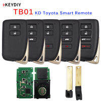 Oibwye KEYDIY TB01 KD สมาร์ทคีย์รีโมทคอนโทรลใช้ทั่วโลกพร้อม8A ทรานสปอนเดอร์และเคสสำหรับ Lexus E260 E200 E300 E250 FCCID:0020