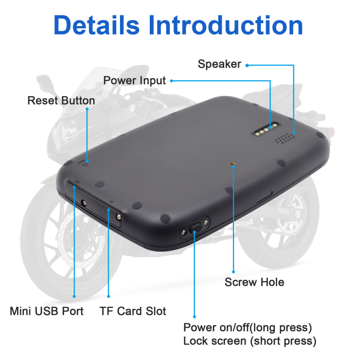 กันน้ำ-ipx7-moto-รถจักรยานยนต์5นิ้วไร้สาย-apple-carplay-android-หน้าจออัตโนมัติ-motobike-navigator-b-t-gps-หน้าจอ