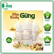 Chính Hãng Dầu Massage Body Tinh Dầu Gừng 1 Lít