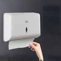 Tissue Box Wall-mounted Paper Towel Holder Non-perforated Towel Dispenser for Kitchen Toilet Bathroom Paper Towel Holder Toilet Roll Holders