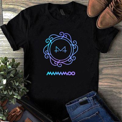 90s Summer Short-sleeve Tee Shirt Mamamoo Kpop T Shirt Womens Clothing Harajuku Mamamoo Female Tops Tee Camiseta Mujer Tshirts