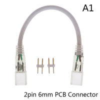 [COD]Amango 2pin Led Corner Connector RGB Straight Connector ตัวเชื่อมต่อคู่กลาง