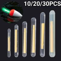 10/20/30pcs Night Fishing Float Fluorescent Lightstick Glow Stick Luminous Fishing Night Float Rod Lights Fishing Accessories Accessories