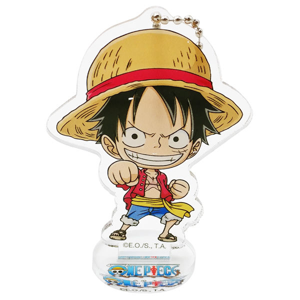 Móc khóa One Piece Luffy: Show off your love for Luffy and the Straw Hat Pirates wherever you go with a stylish and durable Luffy keychain. Specially designed with high-quality materials, this keychain is perfect for any One Piece fan looking to add a touch of anime flair to their everyday life.