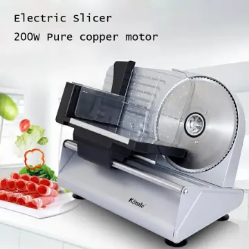 220V Electric Food Slicer Meat Bread Ham Food Meat Slicer Lamb Beef Slicers