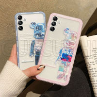 เคสโทรศัพท์Galaxy S23 FE สำหรับคู่รูปแบบการ์ตูนน่ารักหมีรุนแรงการป้องกันกล้องเต็มรูปแบบปลอกซิลิโคนอ่อนนุ่มเคส Samsung S23 FEเคสโทรศัพท์ปกกรณี