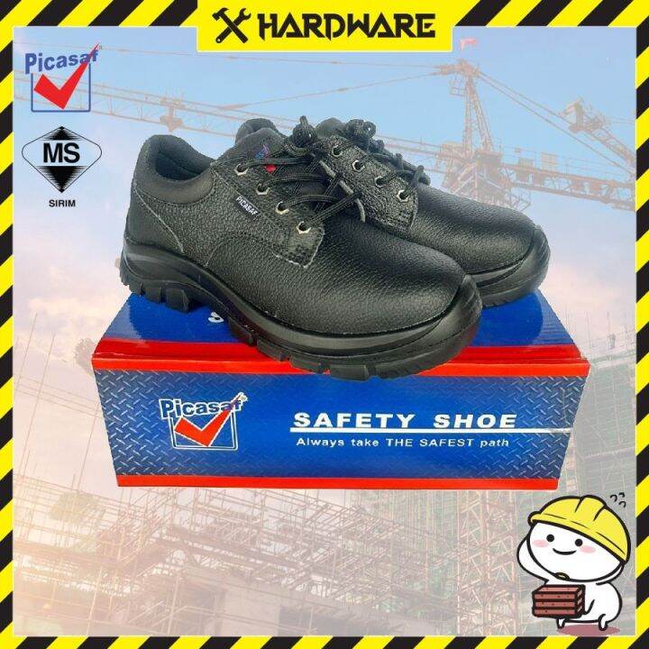 SIRIM DOSH Steel toe safety shoes boots low cut 7118 Picasaf/Leather