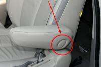 【hot】▧●  2010-20 Sienna Armrest Cover Front Middle Row Screw Hole Round