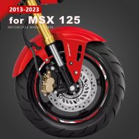 Motorcycle Wheel Sticker Waterproof Rim Decal MSX125 Grom 2021 For Honda MSX 125 Accessories Monkey 125 2013-2023 2019 2020 2022