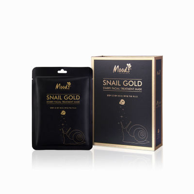 Moods Skin Care Snail Gold Starry Facial Mask