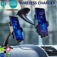 Mini Wireless Car Fast Charger Phone Holder Dashboard Suction Mount QI Wireless Charging Suckers Phone Car Holder For X 8