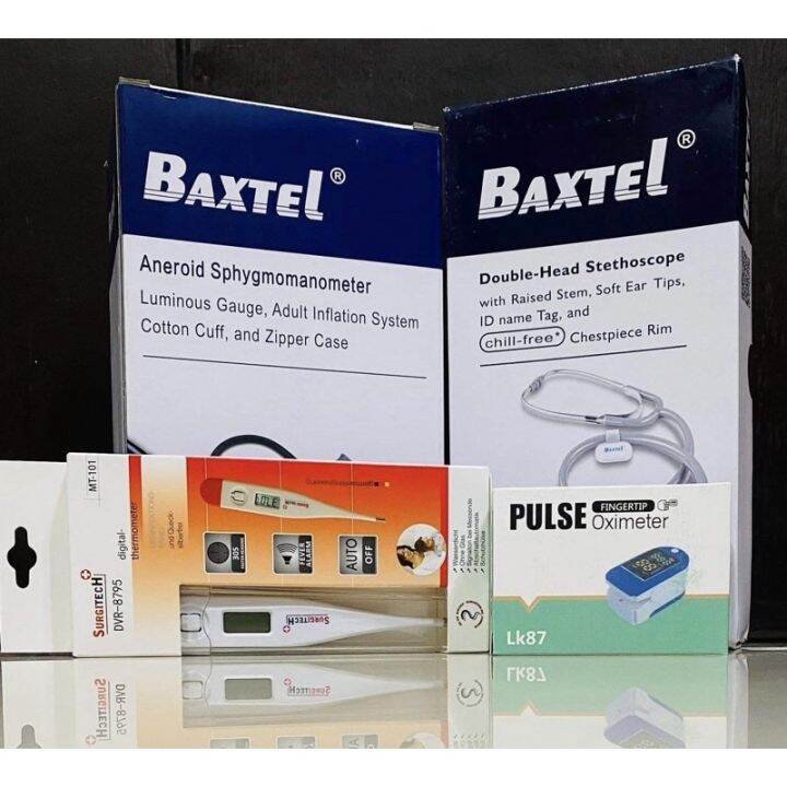 Original BAXTEL Sphygmomanometer blood pressure monitor Stethoscope w