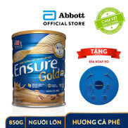 Lon sữa Ensure Gold hương Cà Phê 850g tặng 1 đĩa xoay eo