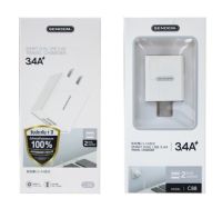 Adapter Sendem SDM-C88 ชาร์จไว 3.4A หัวชาร์จ 2 USB ของแท้ ประกันศูนย์ 1 ปี