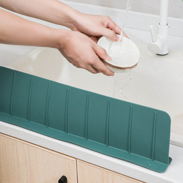 sink-water-barrier-baffle-board-ล้างทำความสะอาดได้และนำกลับมาใช้ใหม่ได้-island-sink-board-splatter-screen-สำหรับห้องน้ำคุณภาพสูงทนทาน