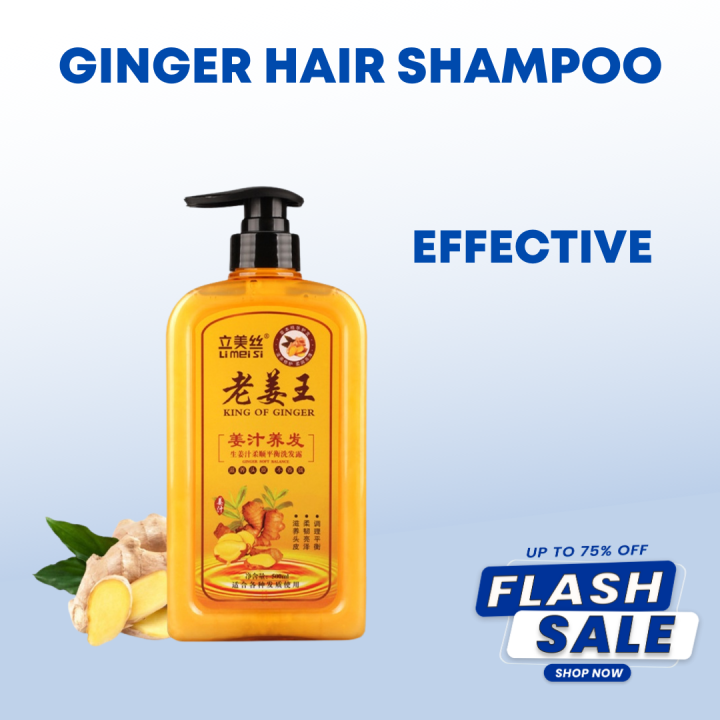 Original COD New Ginger Shampoo & Conditioner Anti Hair Loss Hair