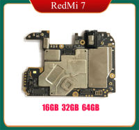 แผงวงจรหลัก7 GB ทำงานได้เต็มที่ขนาด32GB 64GB ใช้งานได้กับเมนบอร์ด XiaoMi RedMi 7ปลดล็อคของแท้100% สำหรับ HongMi 7 RedMi 7 Logic Board เมนบอร์ด