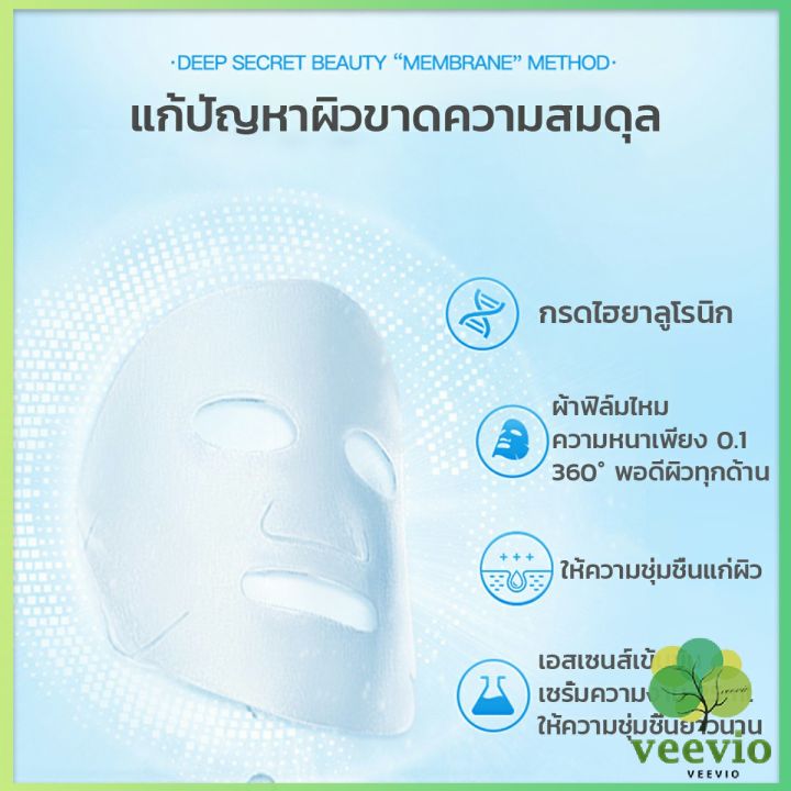 veevio-แผ่นมาส์กหน้า-เพิ่มความชุ่มชื่นและเติมน้ำให้ผิว-ice-mask