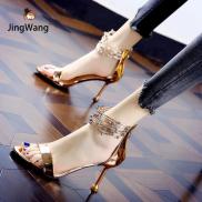 JingWang Free Shipping Miễn phí vận chuyển Giày Cao Gót Nữ Chaussure Đa