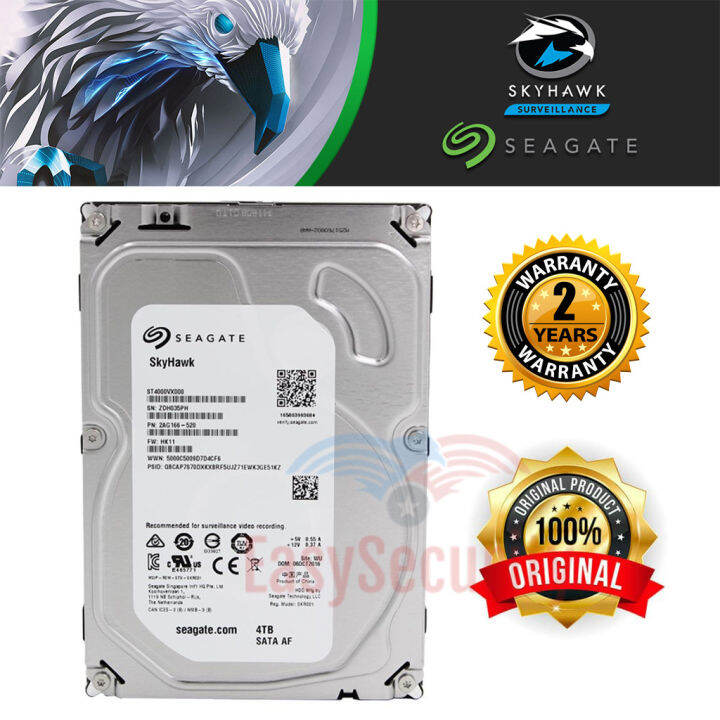 Seagate Hard Disc 4TB HDD Surveillance CCTV Use | Lazada